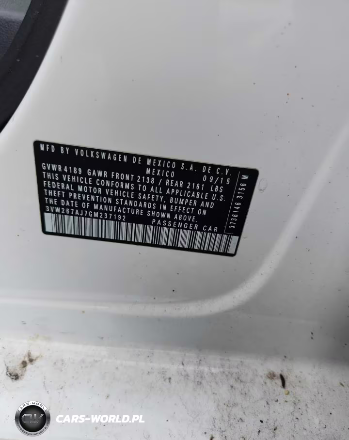 2016 Volkswagen Jetta S VIN:3VW267AJ7GM237192 - 12