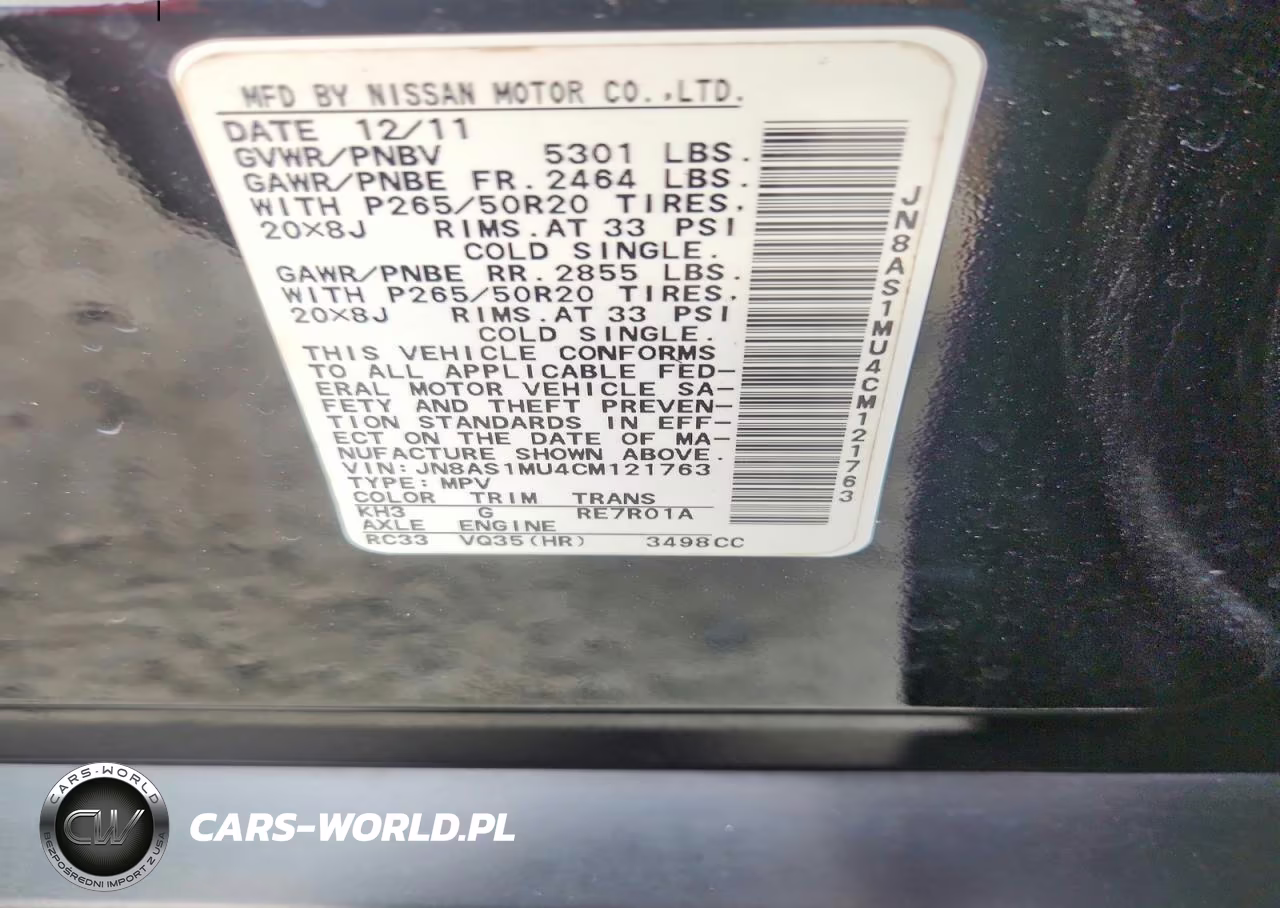 2012 Infiniti Fx35 Base VIN:JN8AS1MU4CM121763 - 14