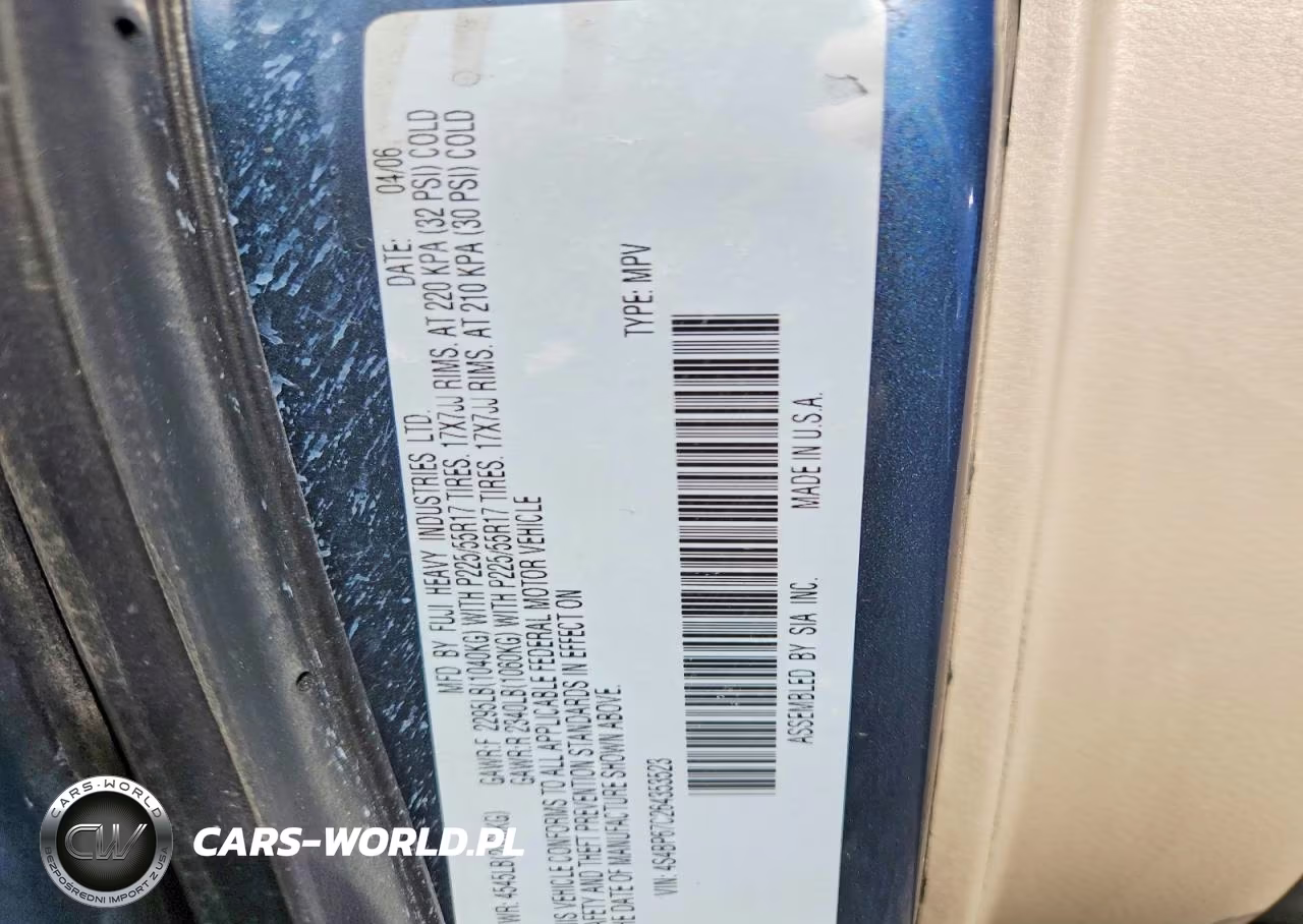 2006 Subaru Legacy Outback 2.5 Xt Limited VIN:4S4BP67C264353523 - 12