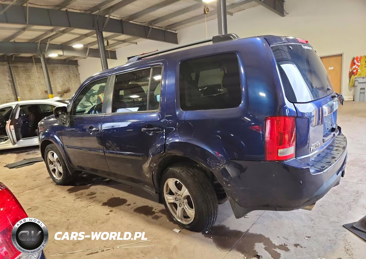 2013 Honda Pilot Exl VIN:5FNYF4H59DB009330 - 2