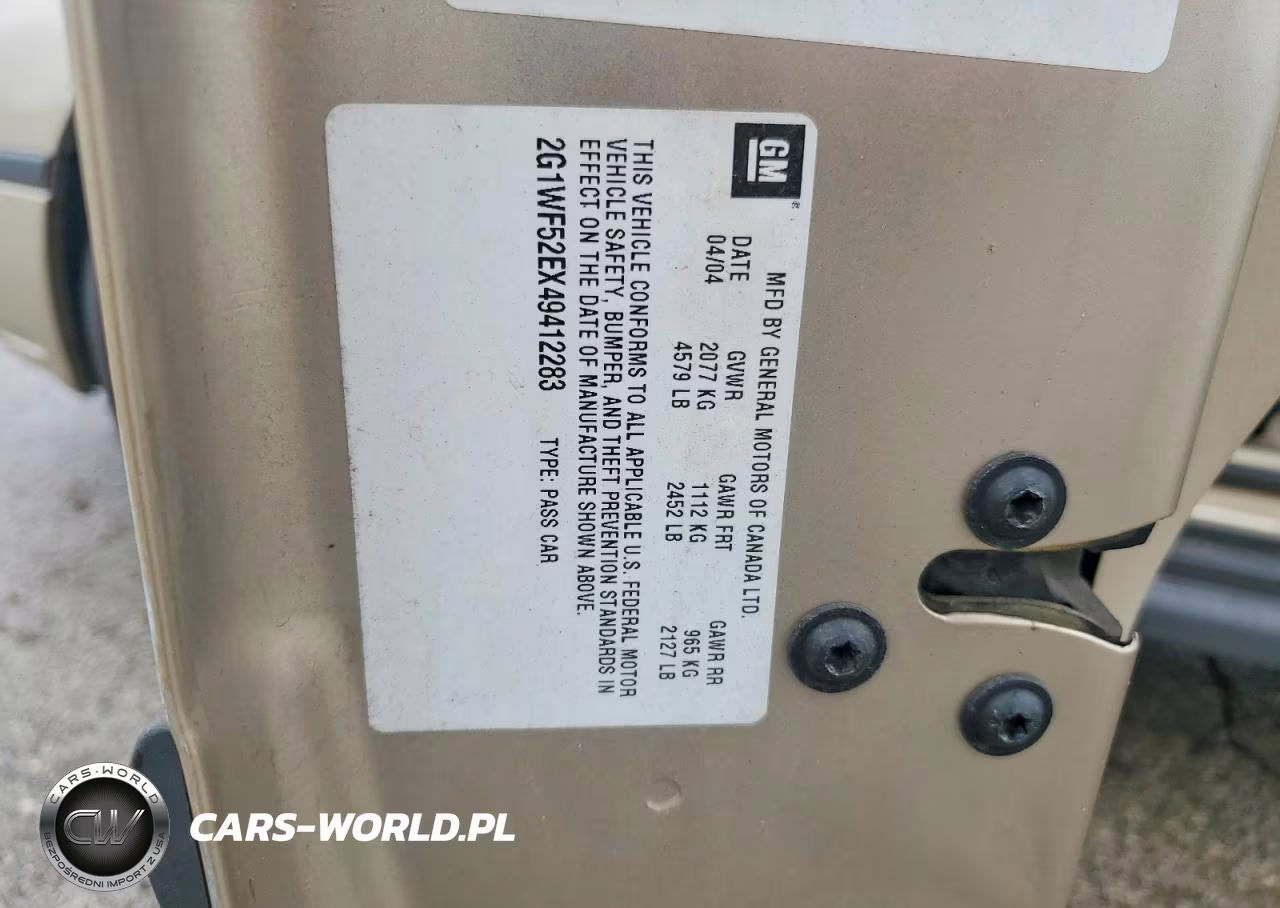 2004 Chevrolet Impala VIN:2G1WF52EX49412283 - 13
