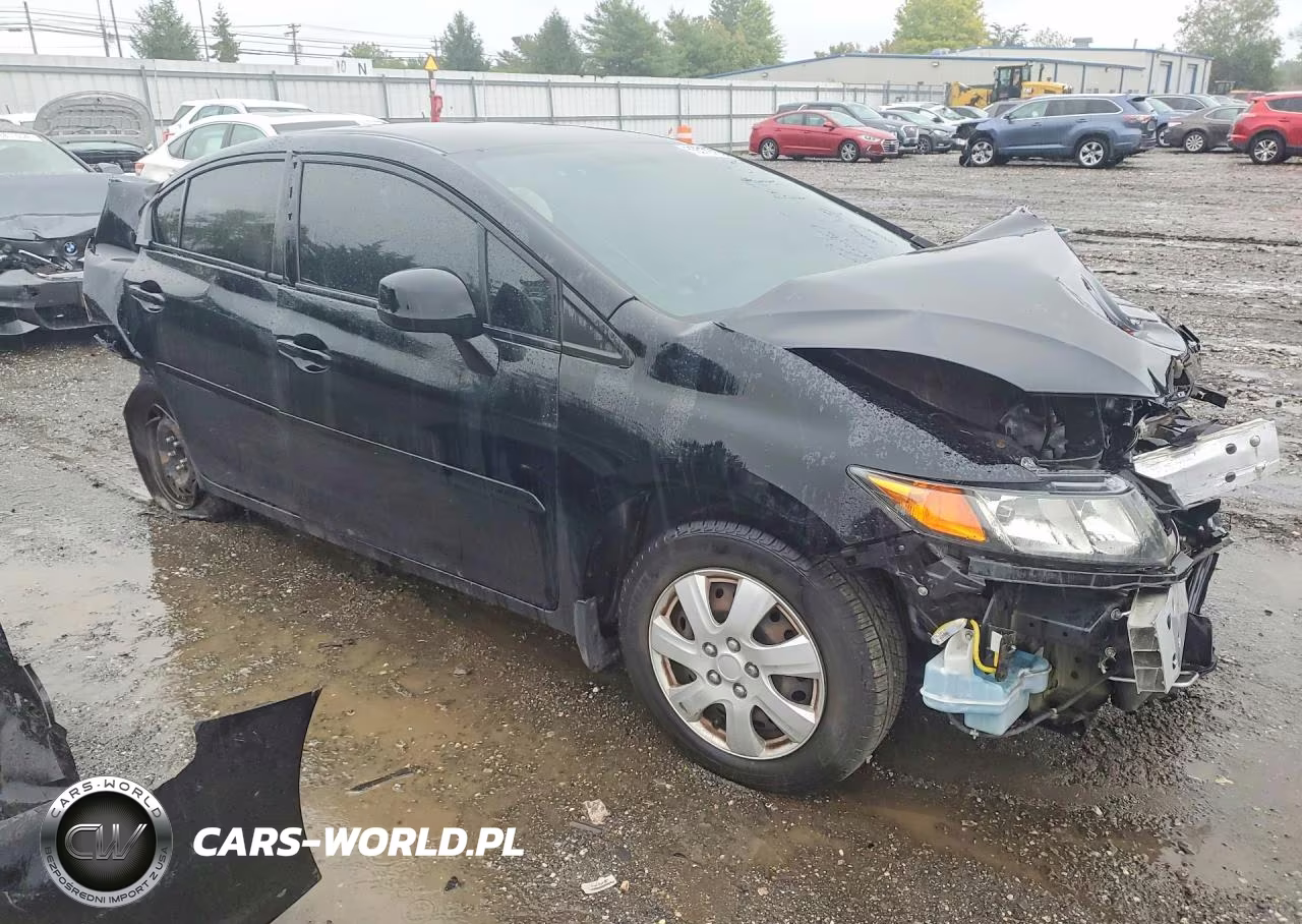 2012 Honda Civic Lx VIN:2HGFB2F55CH333072 - 4