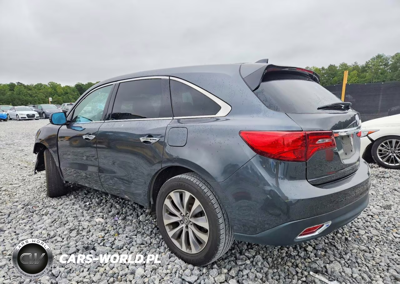 2016 Acura Mdx Technology VIN:5FRYD3H4XGB009444 - 2