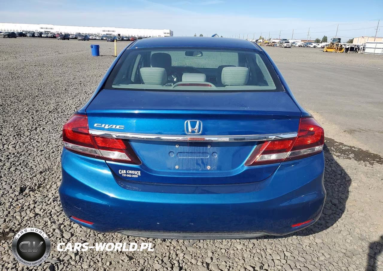 2014 Honda Civic Lx VIN:19XFB2F55EE266972 - 6