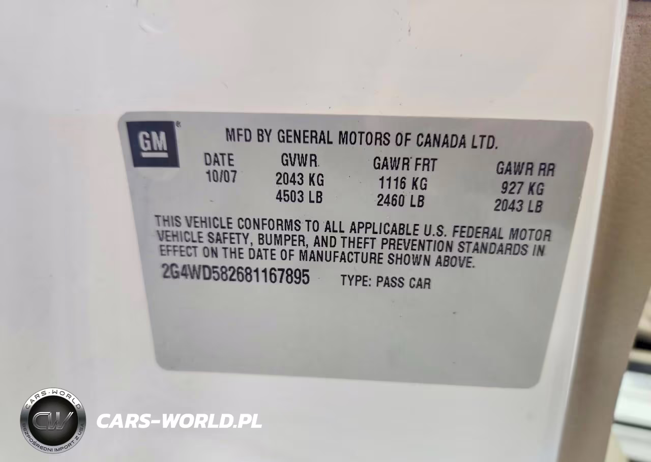 2008 Buick Lacrosse Cxl VIN:2G4WD582681167895 - 13