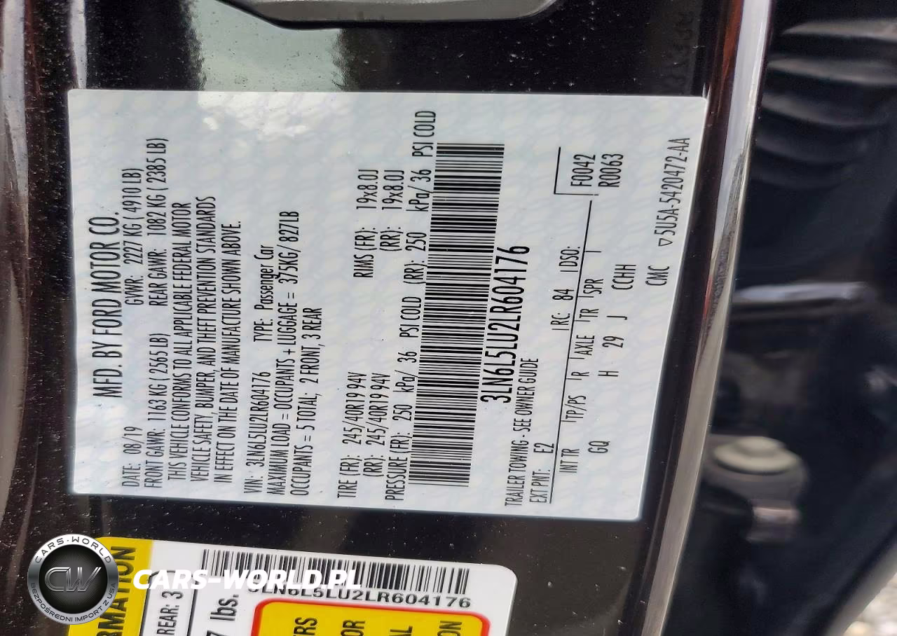 2020 Lincoln Mkz Reserve VIN:3LN6L5LU2LR604176 - 12