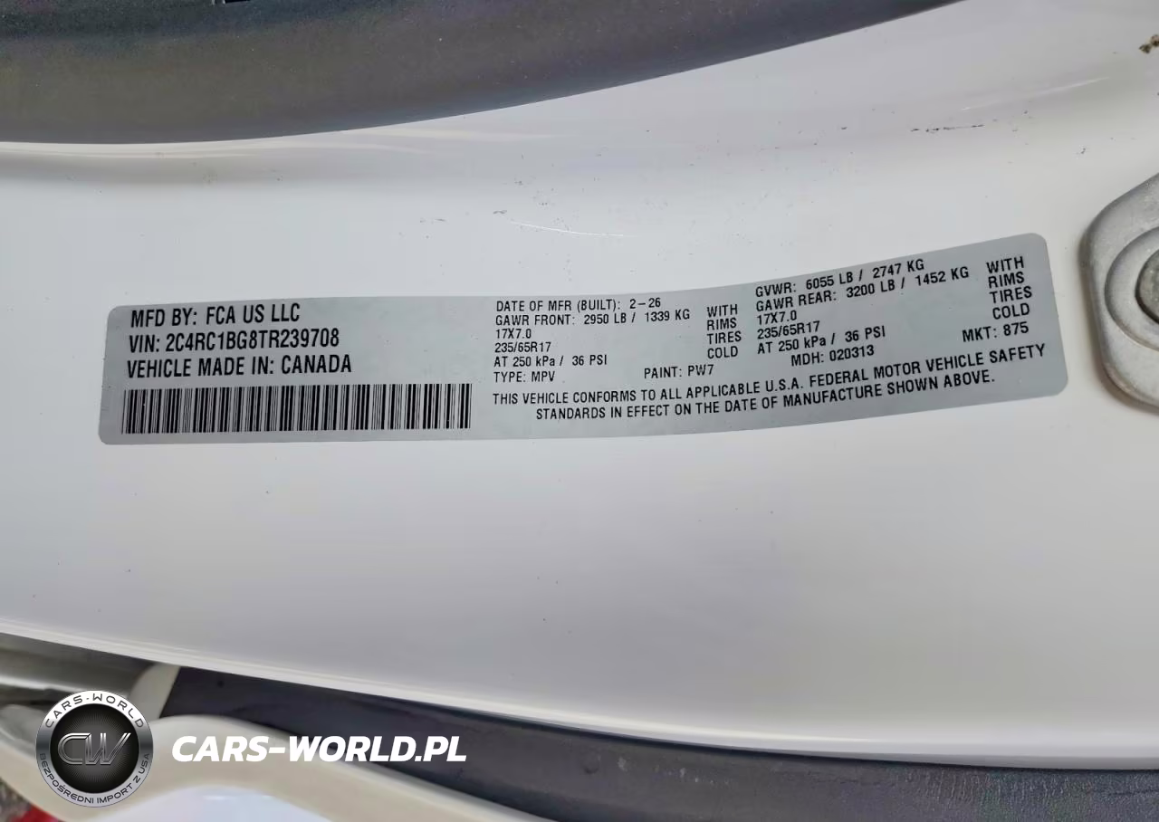 2026 Chrysler Pacifica Select VIN:2C4RC1BG8TR239708 - 13