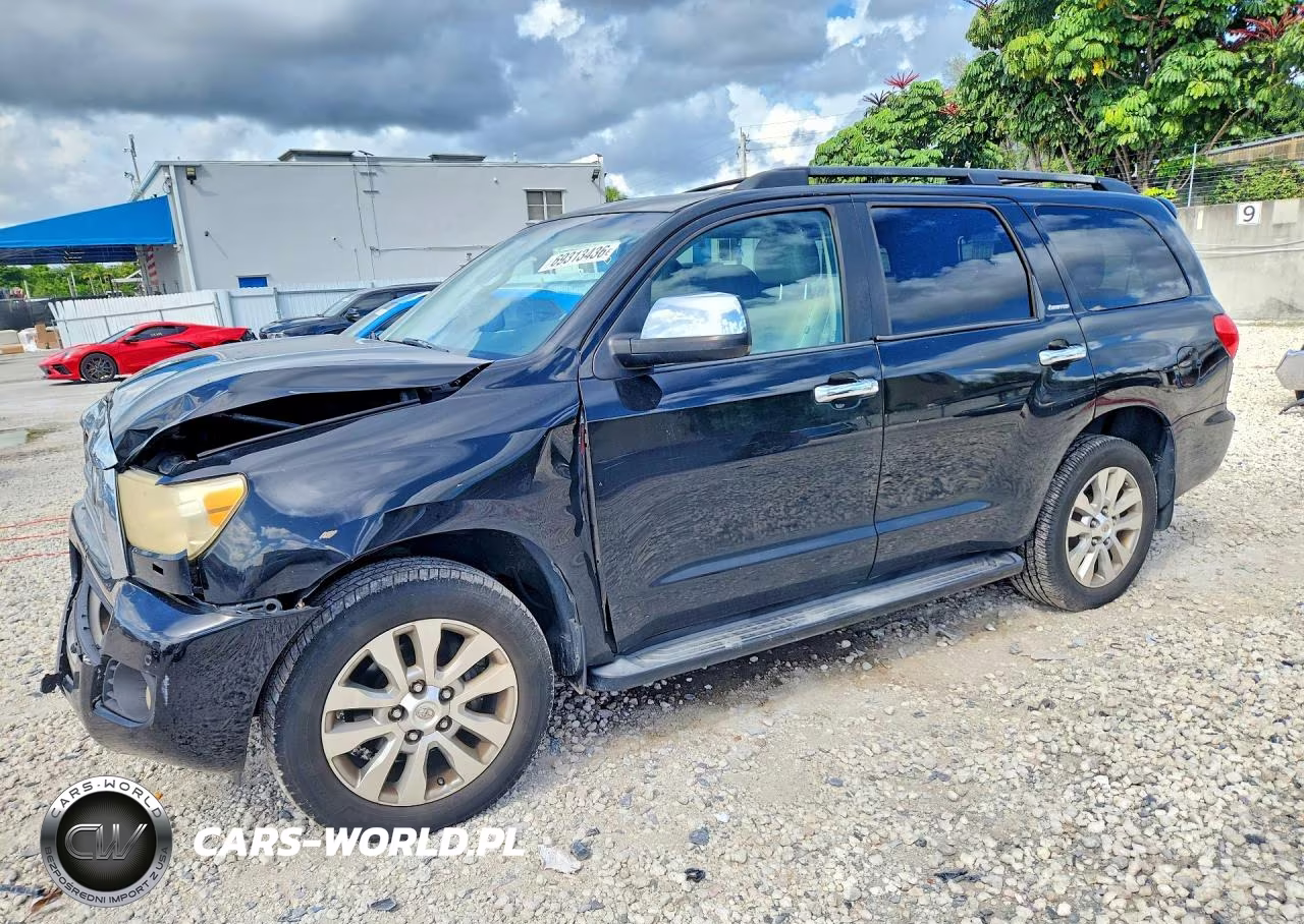 2012 Toyota Sequoia Limited VIN:5TDKY5G19CS039037 - 1