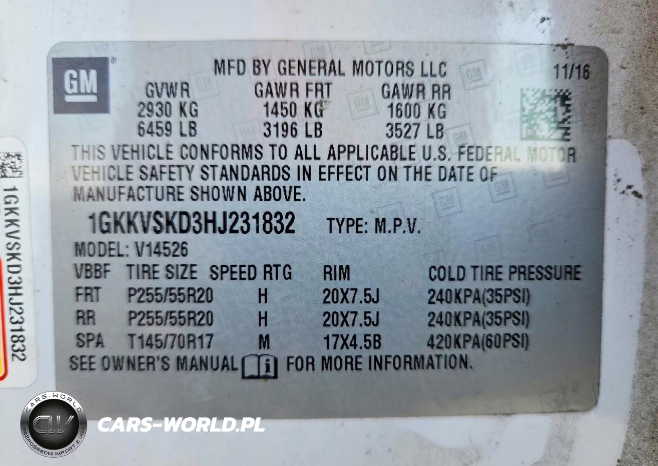 2017 GMC Acadia Limited Slt-2 VIN:1GKKVSKD3HJ231832 - 13