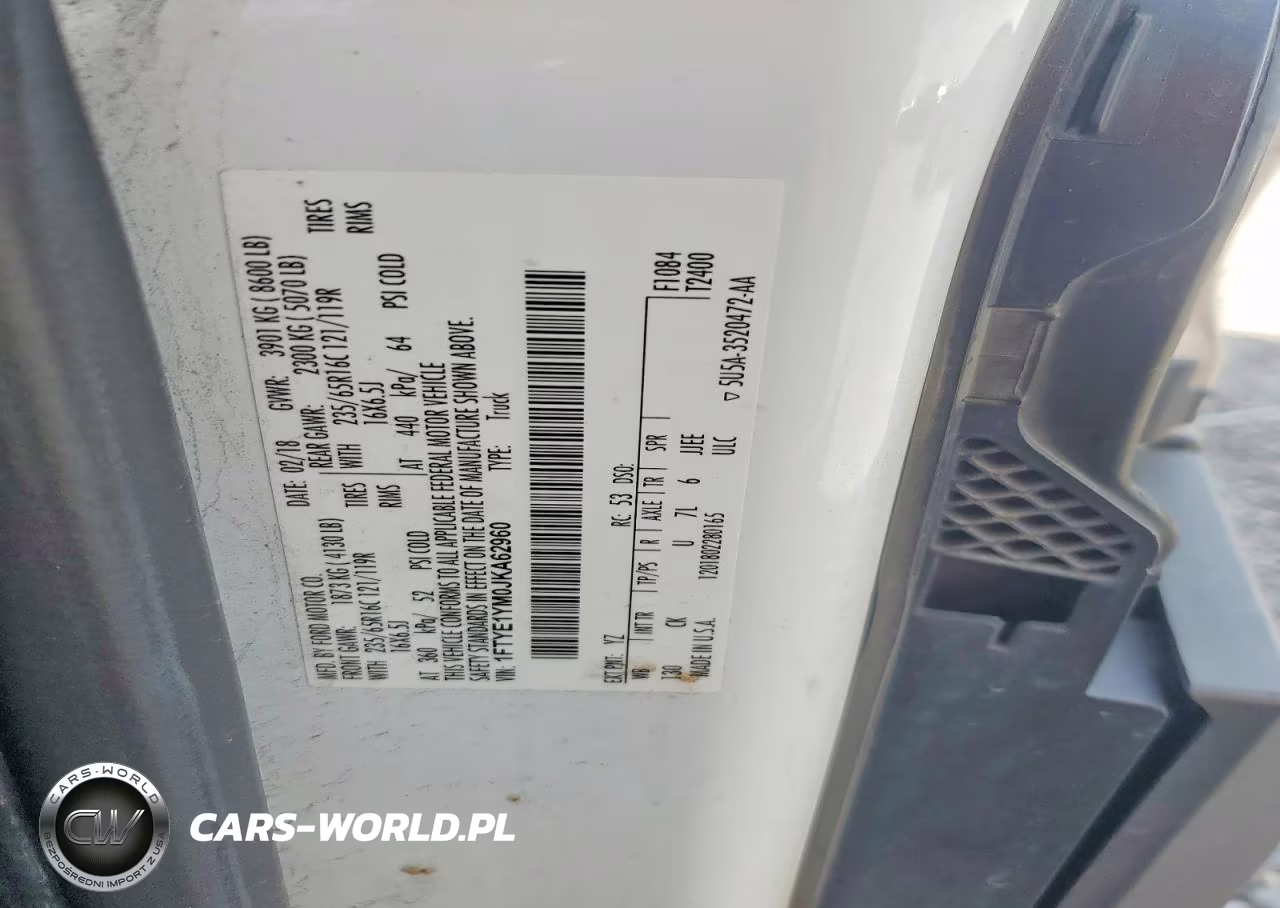 2018 Ford Transit 150 Delivery Van VIN:1FTYE1YM0JKA62960 - 13