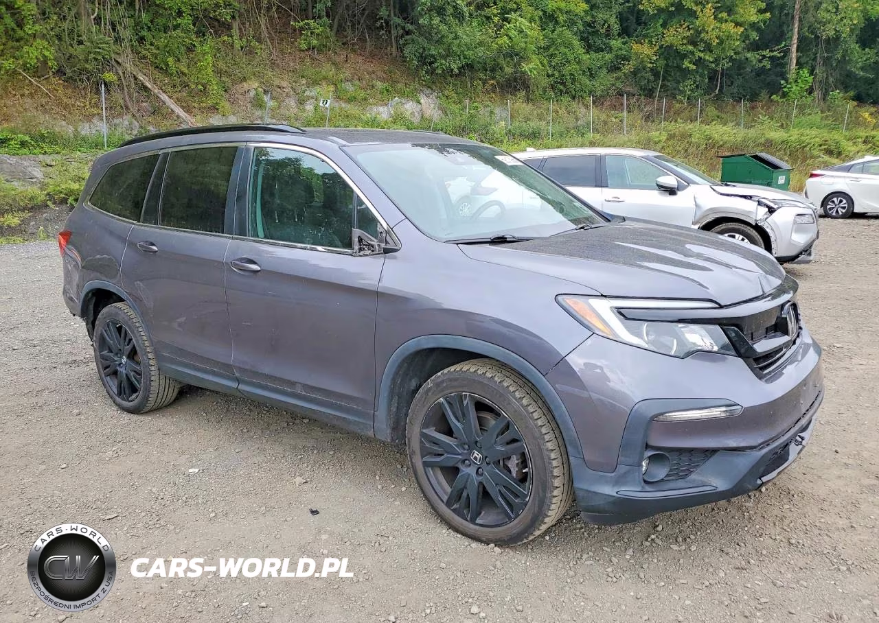 2021 Honda Pilot Se VIN:5FNYF6H21MB067210 - 4