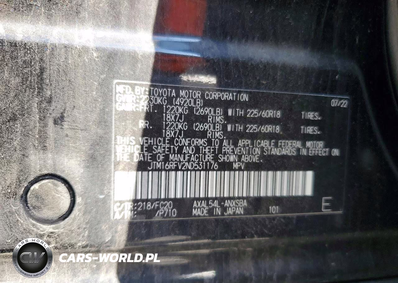 2022 Toyota Rav4 Se VIN:JTM16RFV2ND531176 - 14