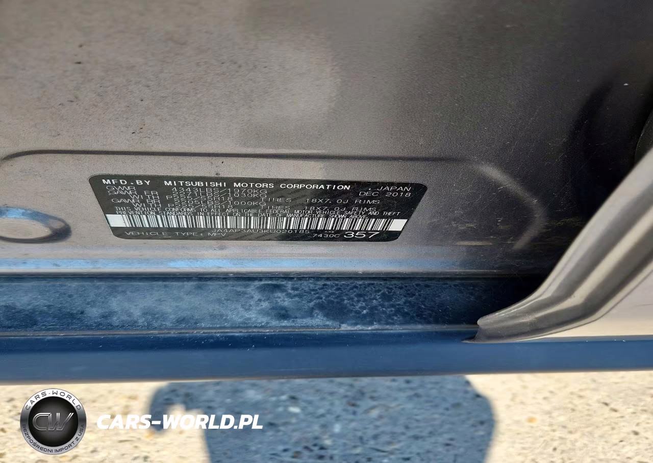 2019 Mitsubishi Outlander Sport Es VIN:JA4AP3AU3KU020185 - 13