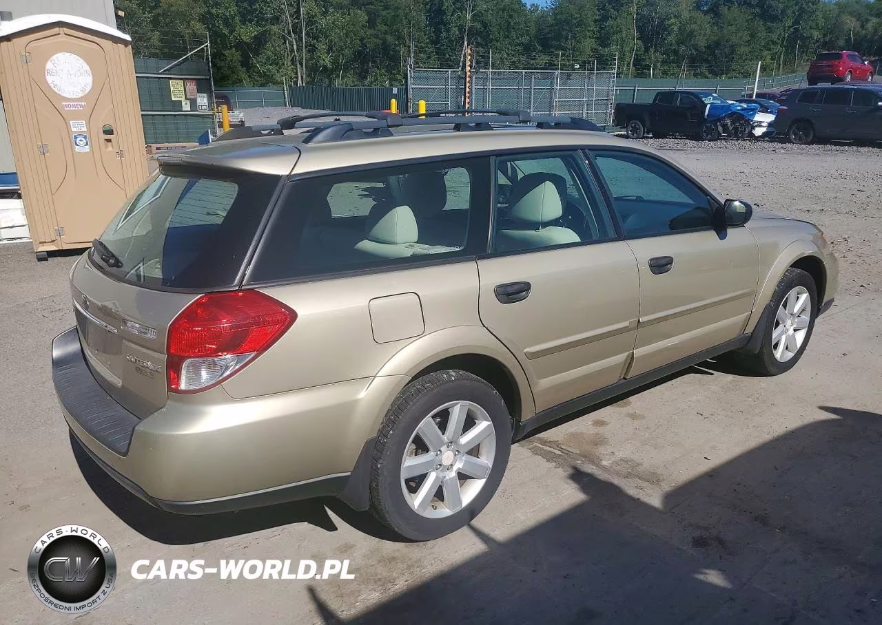 2008 Subaru Outback 2.5I VIN:4S4BP61C587326827 - 3