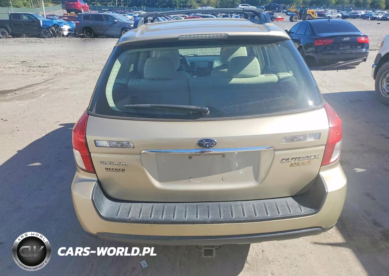 2008 Subaru Outback 2.5I VIN:4S4BP61C587326827 - 6