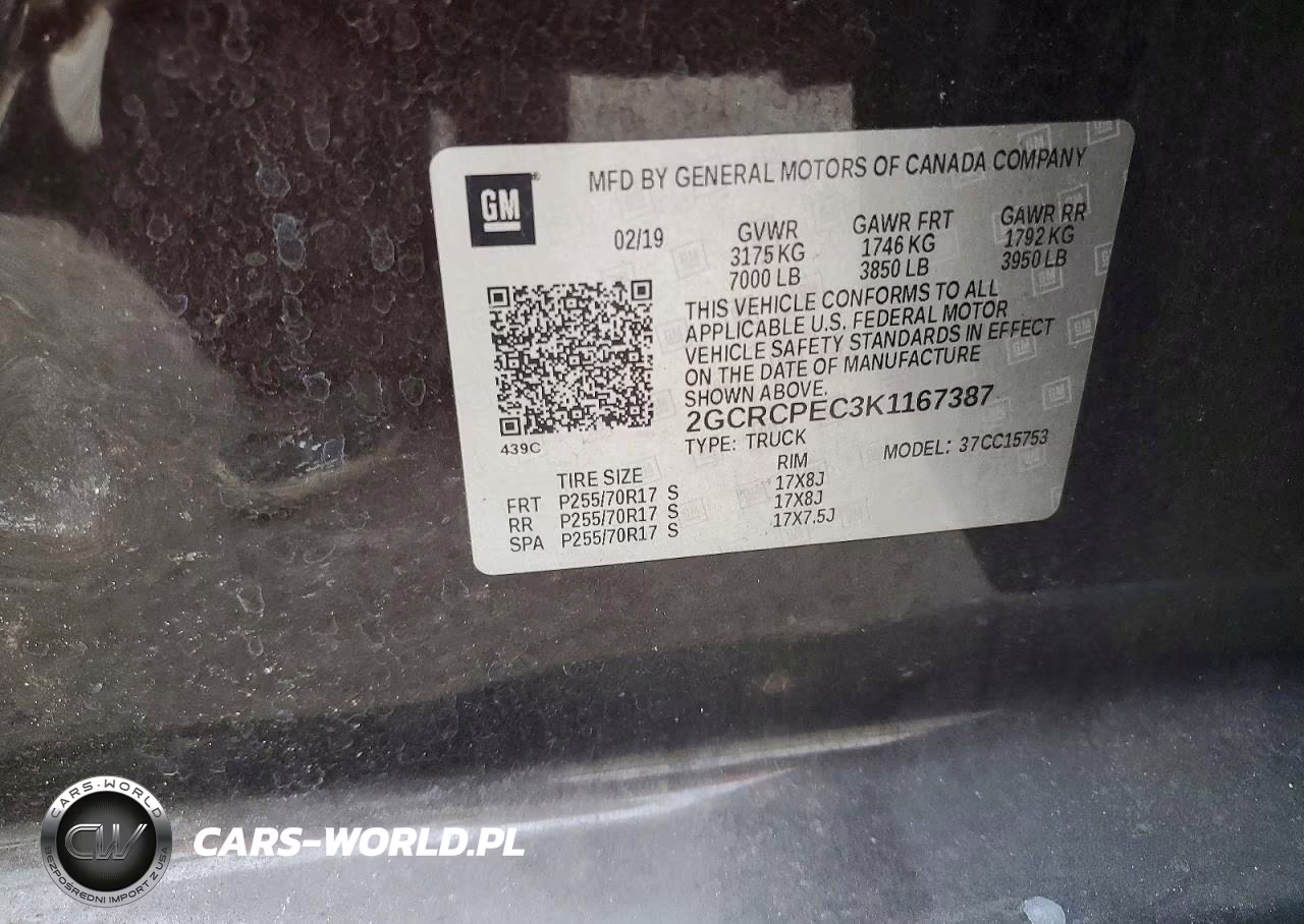 2019 Chevrolet Silverado Ld C1500 Lt VIN:2GCRCPEC3K1167387 - 12