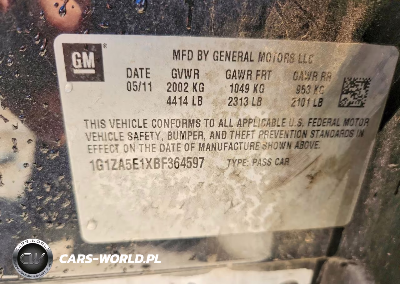 2011 Chevrolet Malibu Ls VIN:1G1ZA5E1XBF364597 - 13