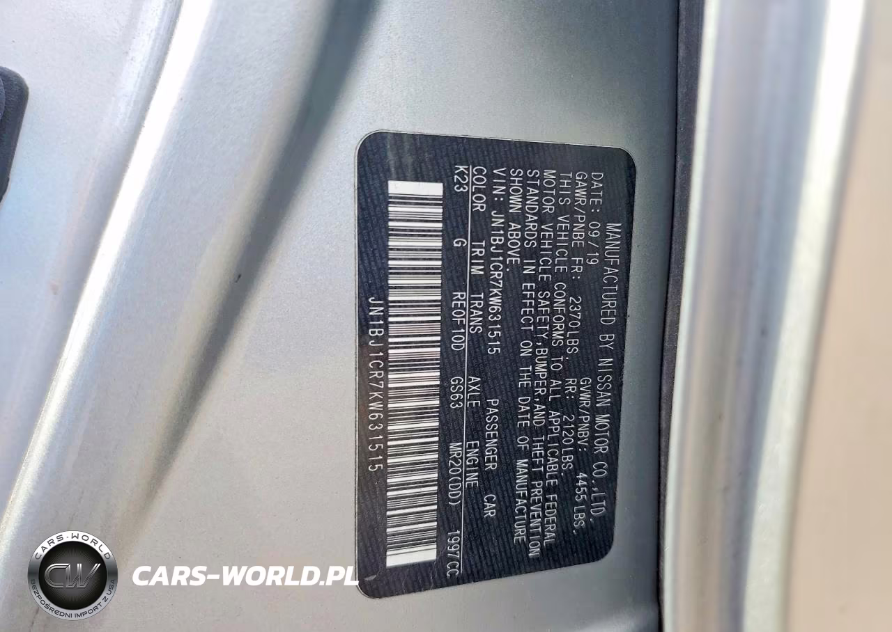 2019 Nissan Rogue Sport S VIN:JN1BJ1CR7KW631515 - 13