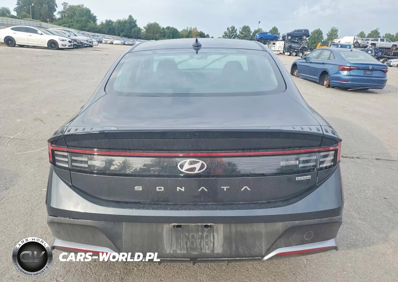 2026 Hyundai Sonata Hybrid Blue VIN:KMHL24JJ4TA178932 - 6