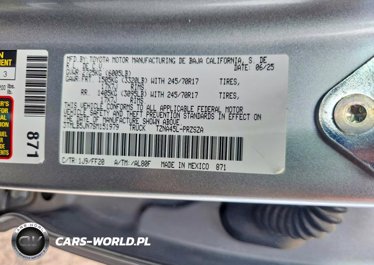 2025 Toyota Tacoma Sr5 VIN:3TMLB5JN7SM151979 - 12