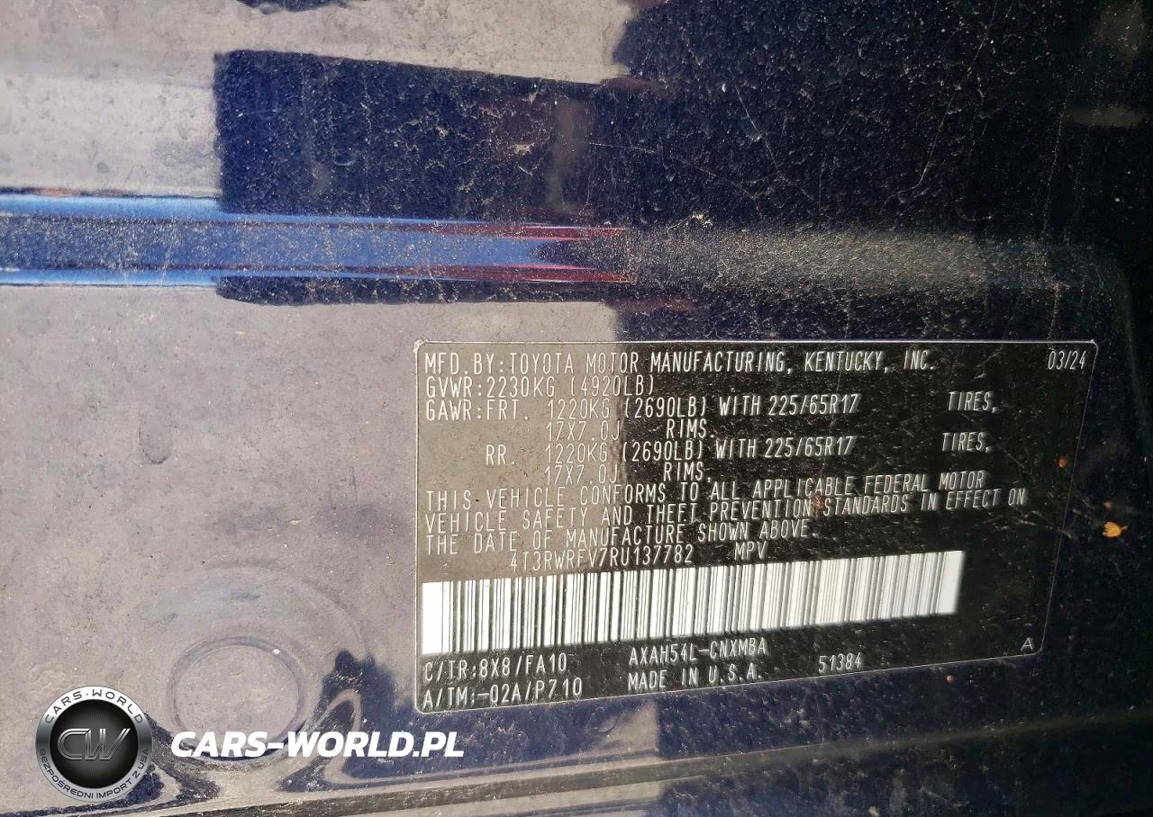 2024 Toyota Rav4 Hybrid Xle VIN:4T3RWRFV7RU137782 - 13