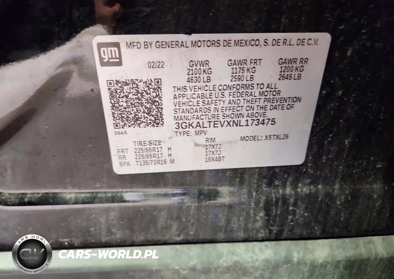2022 GMC Terrain Sle VIN:3GKALTEVXNL173475 - 12