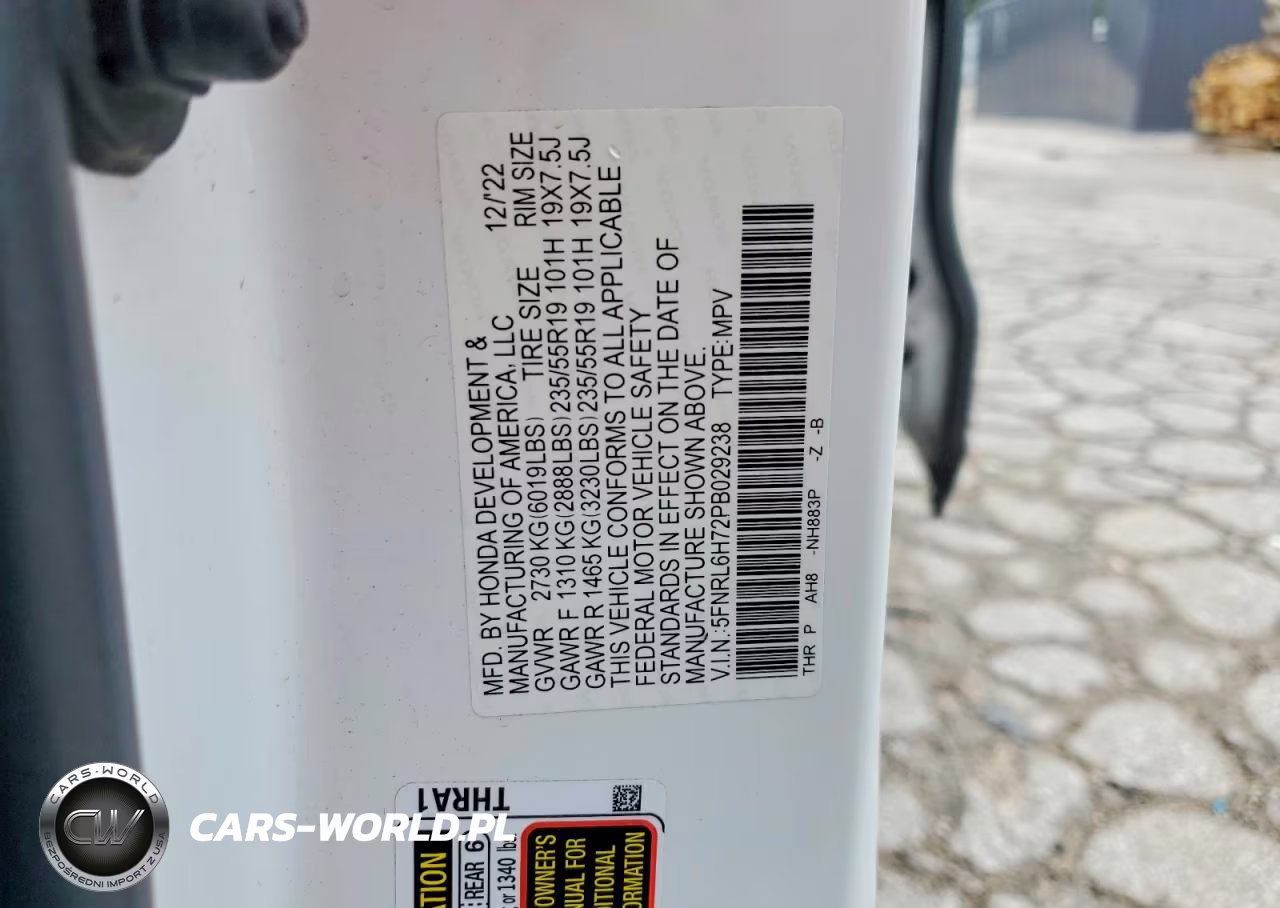 2023 Honda Odyssey Sport-L VIN:5FNRL6H72PB029238 - 13