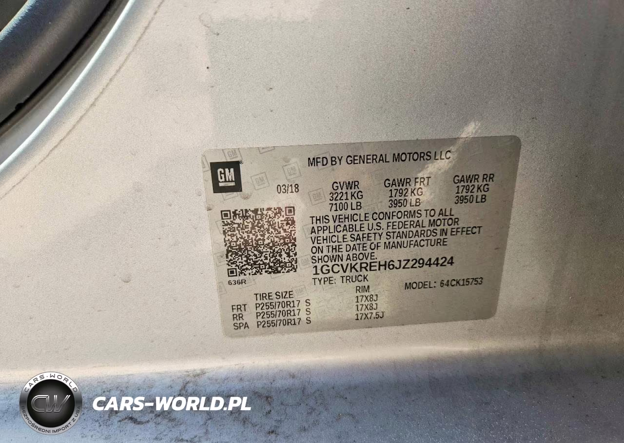 2018 Chevrolet Silverado K1500 Lt VIN:1GCVKREH6JZ294424 - 12