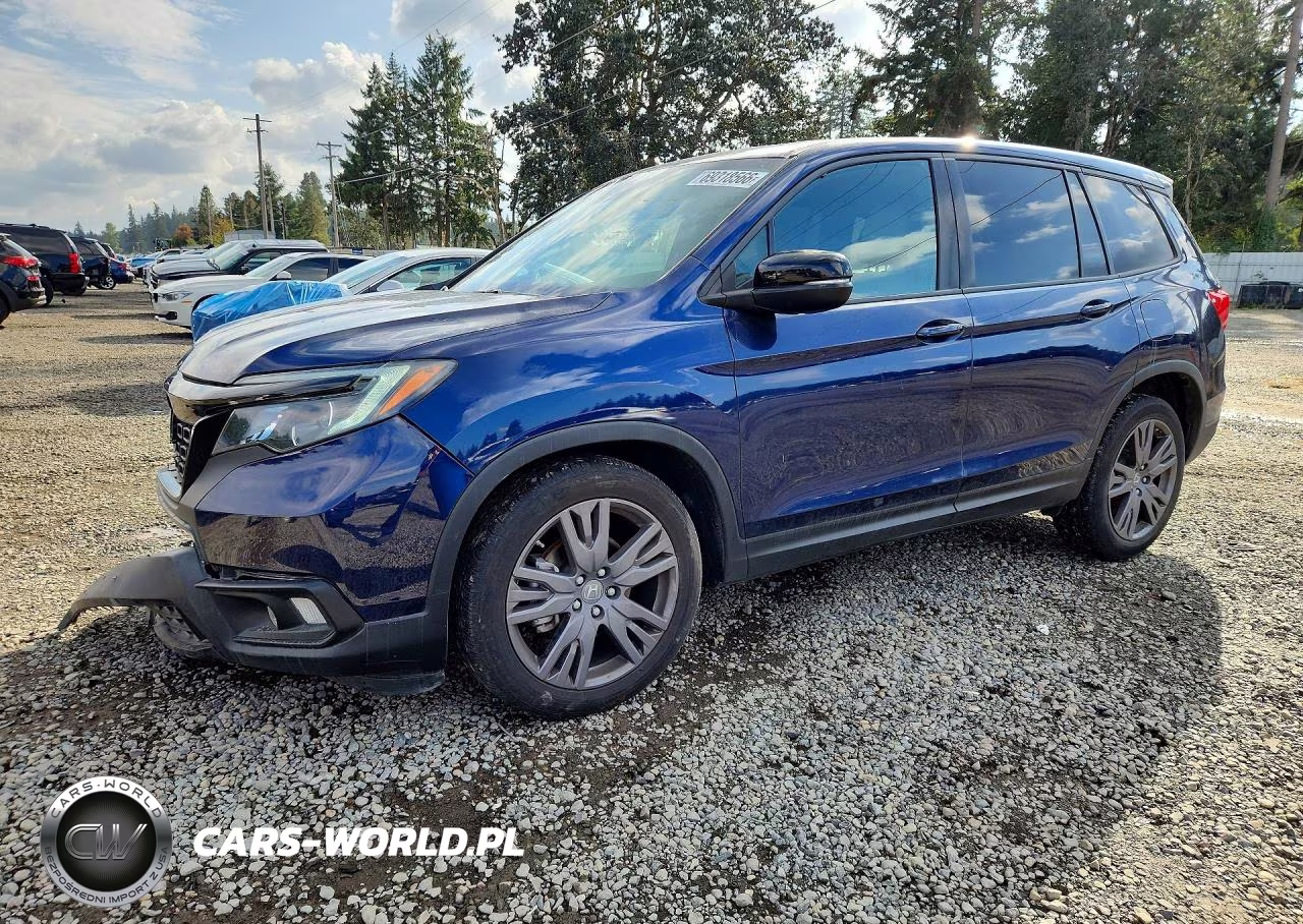2021 Honda Passport Exl VIN:5FNYF7H57MB006136 - 1