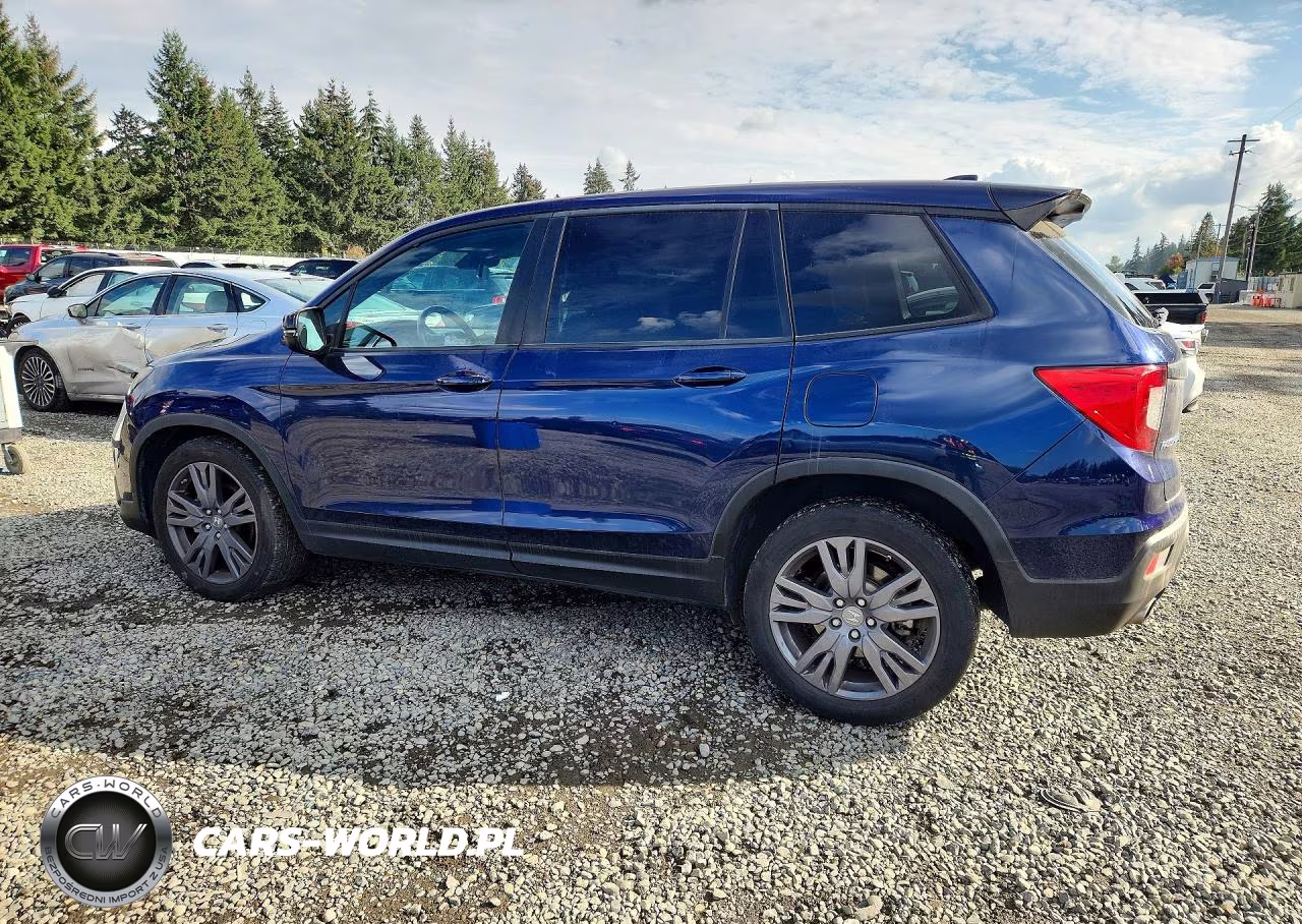 2021 Honda Passport Exl VIN:5FNYF7H57MB006136 - 2