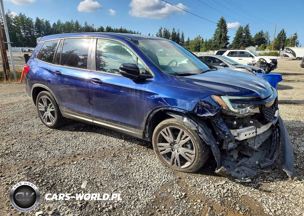 2021 Honda Passport Exl VIN:5FNYF7H57MB006136 - 4