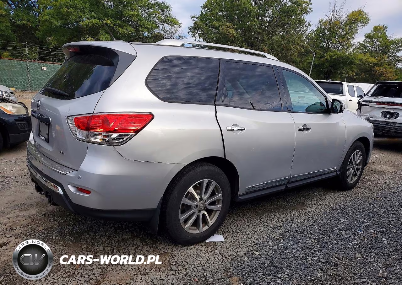 2015 Nissan Pathfinder Sl VIN:5N1AR2MN7FC698878 - 3