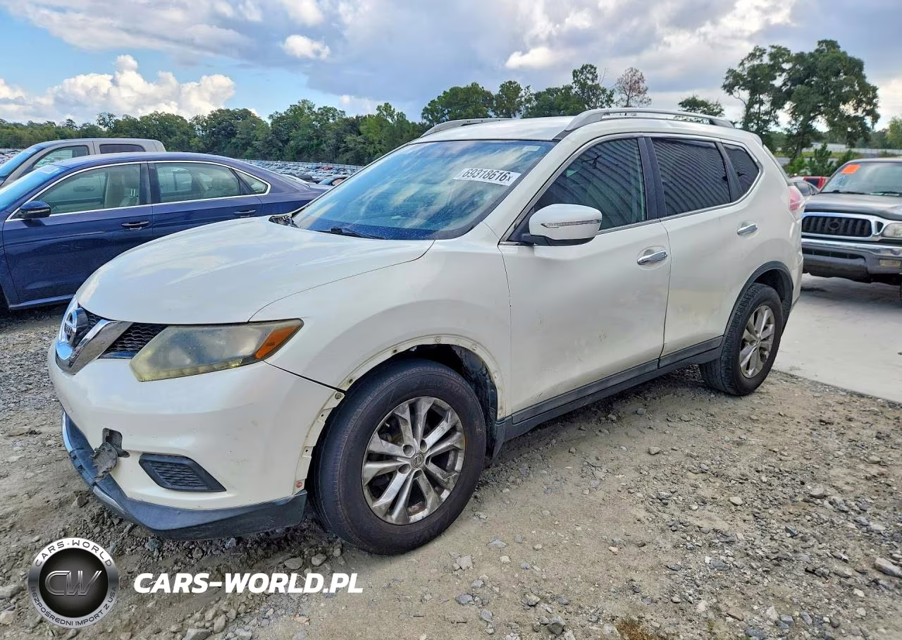 2015 Nissan Rogue Sv VIN:5N1AT2MT8FC773829 - 1