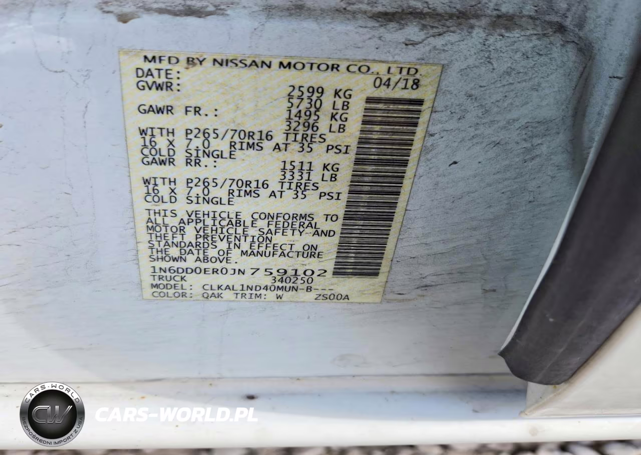 2018 Nissan Frontier S VIN:1N6DD0ER0JN759102 - 13