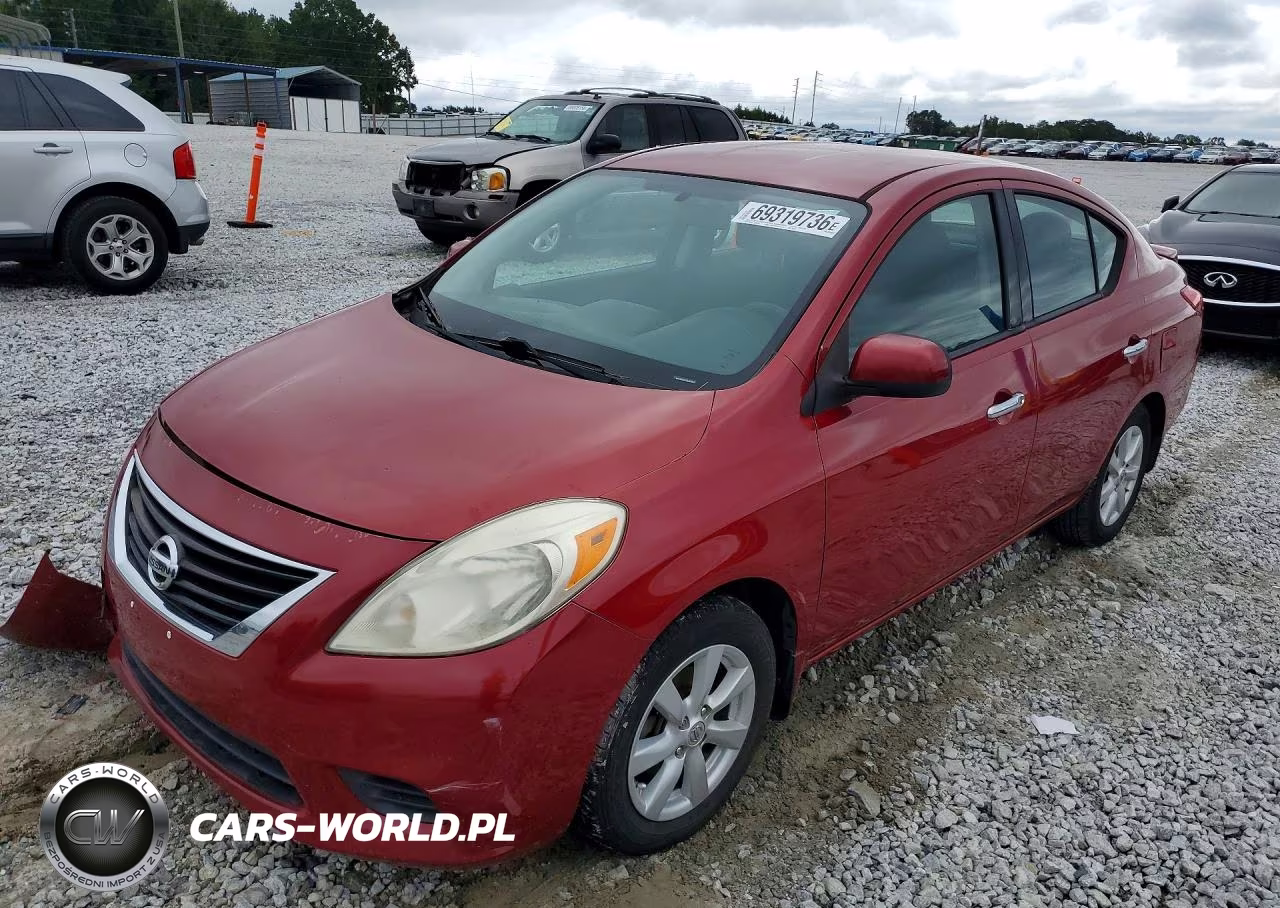2014 Nissan Versa 1.6 Sv VIN:3N1CN7AP1EL847657 - 1