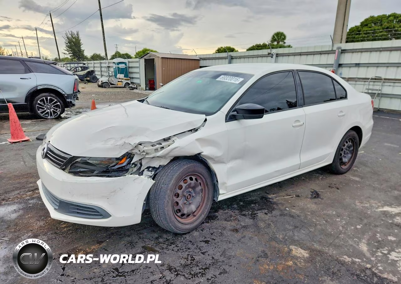 2014 Volkswagen Jetta Base VIN:3VW2K7AJ5EM235904 - 1