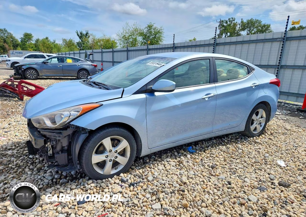 2011 Hyundai Elantra Gls VIN:KMHDH4AE8BU104772 - 1