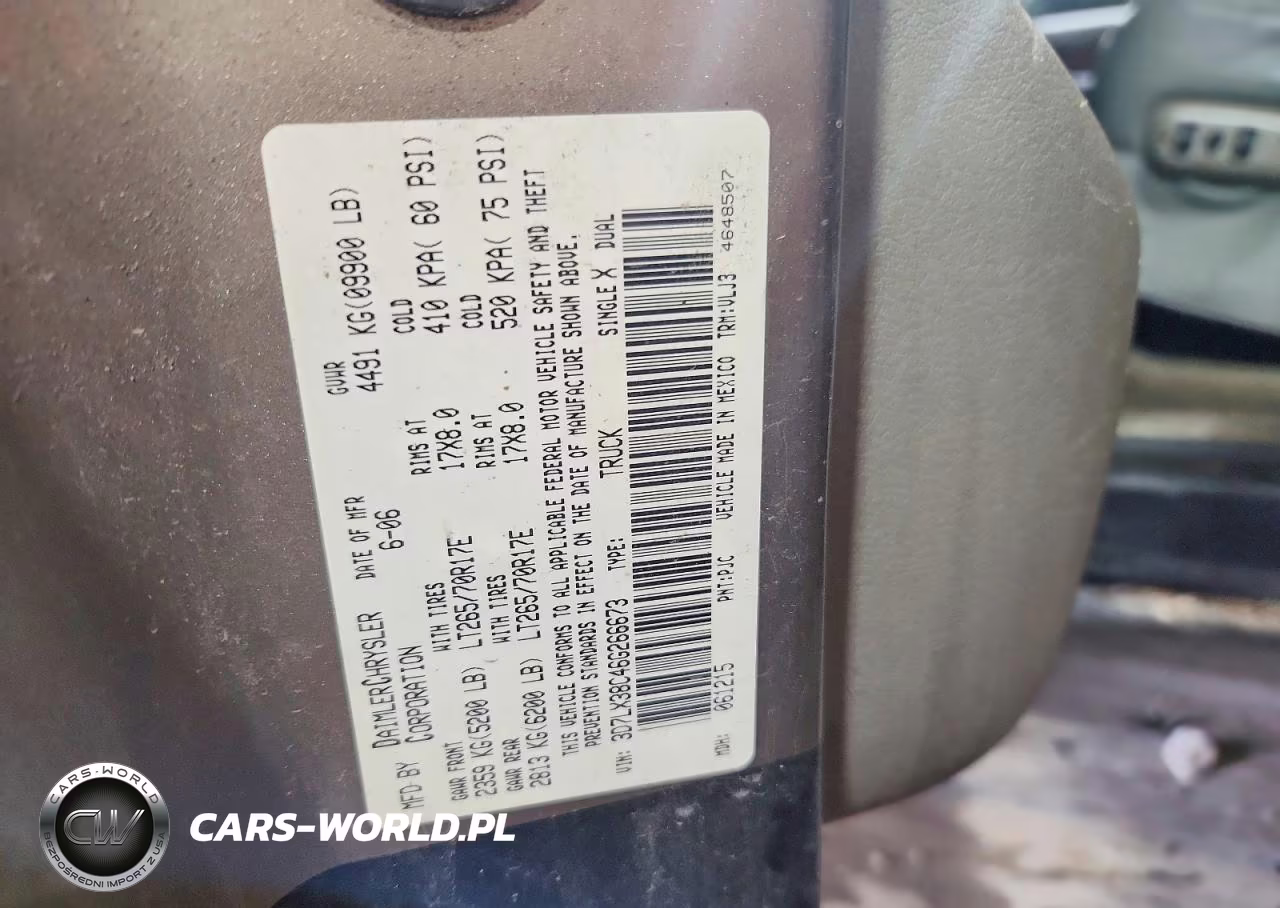 2006 Dodge Ram 3500 St VIN:3D7LX38C46G266673 - 13