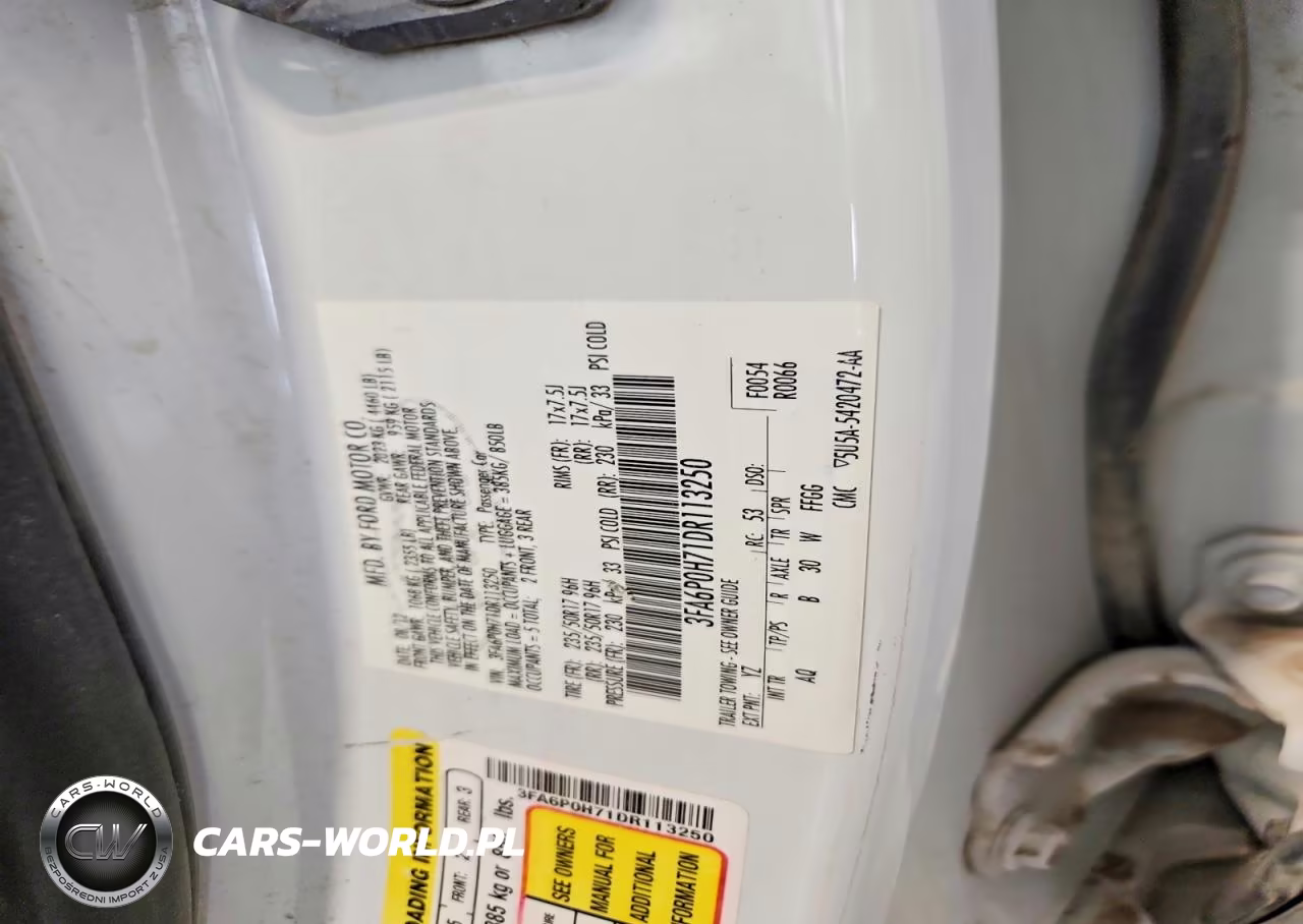 2013 Ford Fusion Se VIN:3FA6P0H71DR113250 - 12