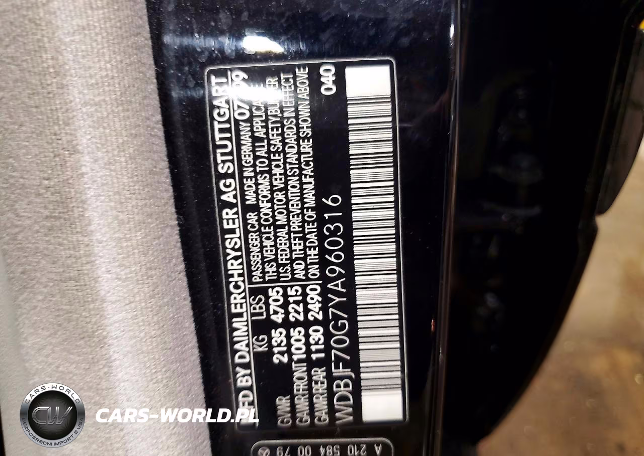 2000 Mercedes-Benz E 430 VIN:WDBJF70G7YA960316 - 13