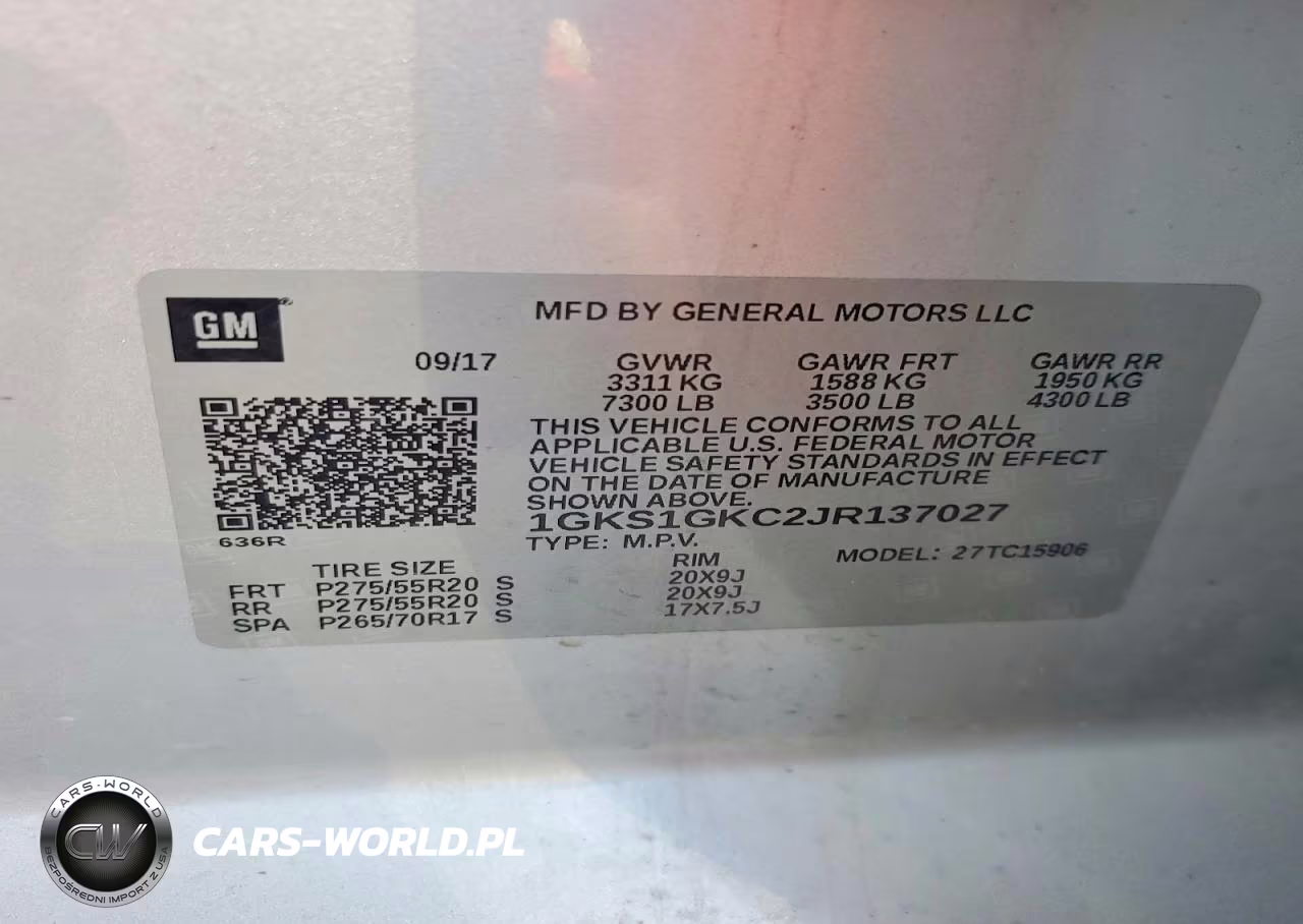 2018 GMC Yukon Xl C1500 Slt VIN:1GKS1GKC2JR137027 - 13