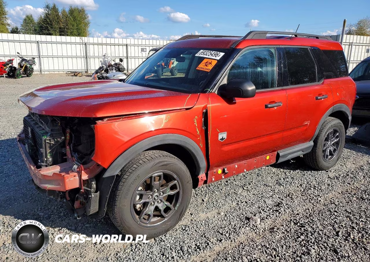 2022 Ford Bronco Sport Big Bend VIN:3FMCR9B61NRD93616 - 1