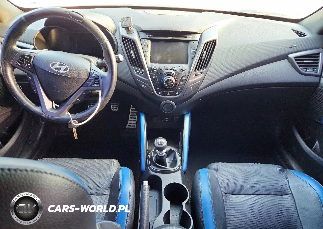 2016 Hyundai Veloster Turbo Rally Edition VIN:KMHTC6AE8GU258024 - 8