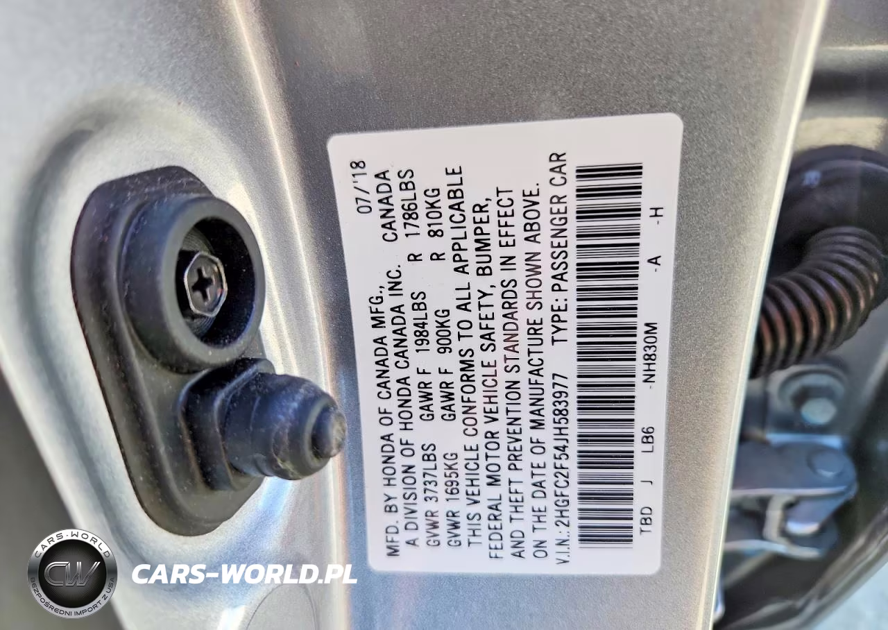 2018 Honda Civic Lx VIN:2HGFC2F54JH583977 - 12