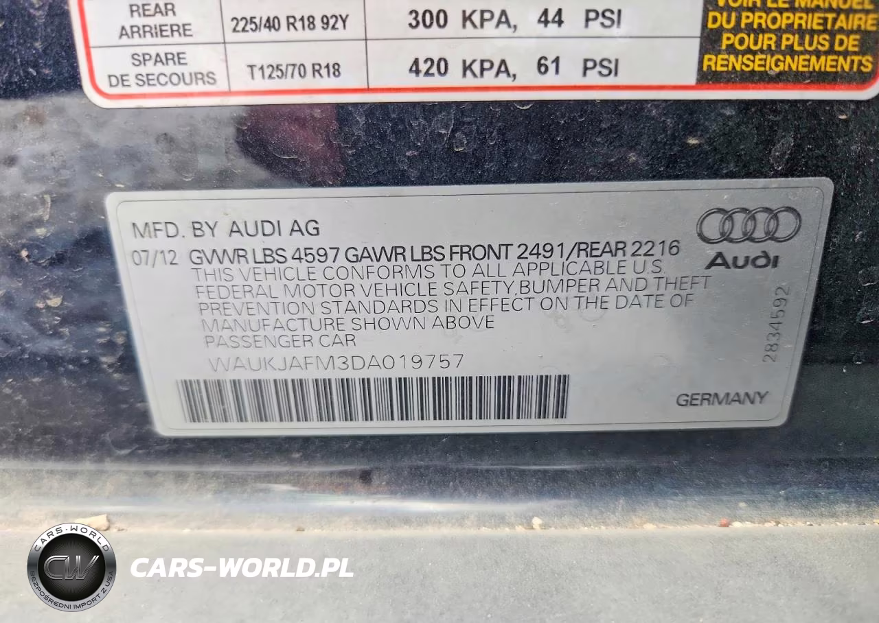 2013 Audi A3 Premium Plus VIN:WAUKJAFM3DA019757 - 13