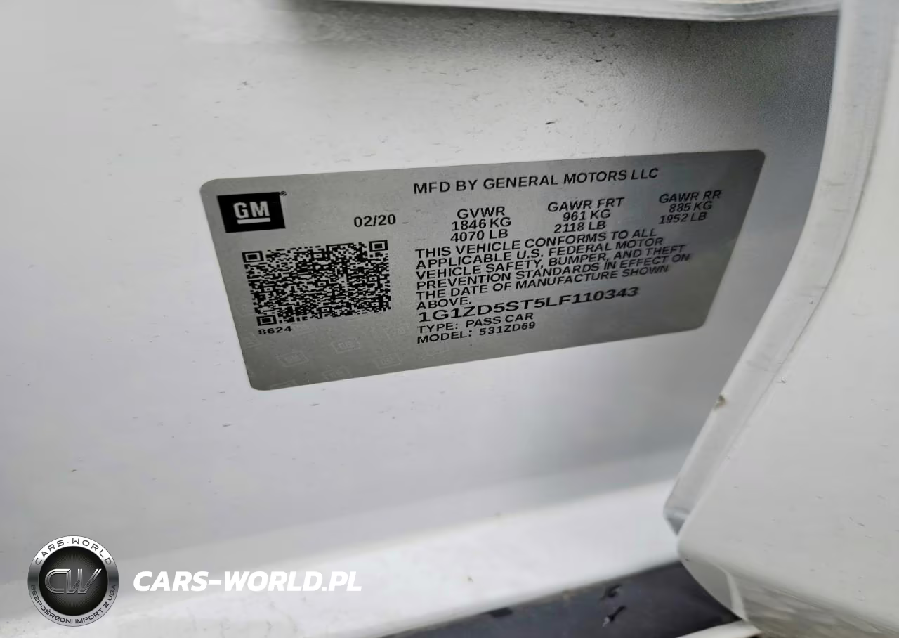 2020 Chevrolet Malibu Lt VIN:1G1ZD5ST5LF110343 - 12