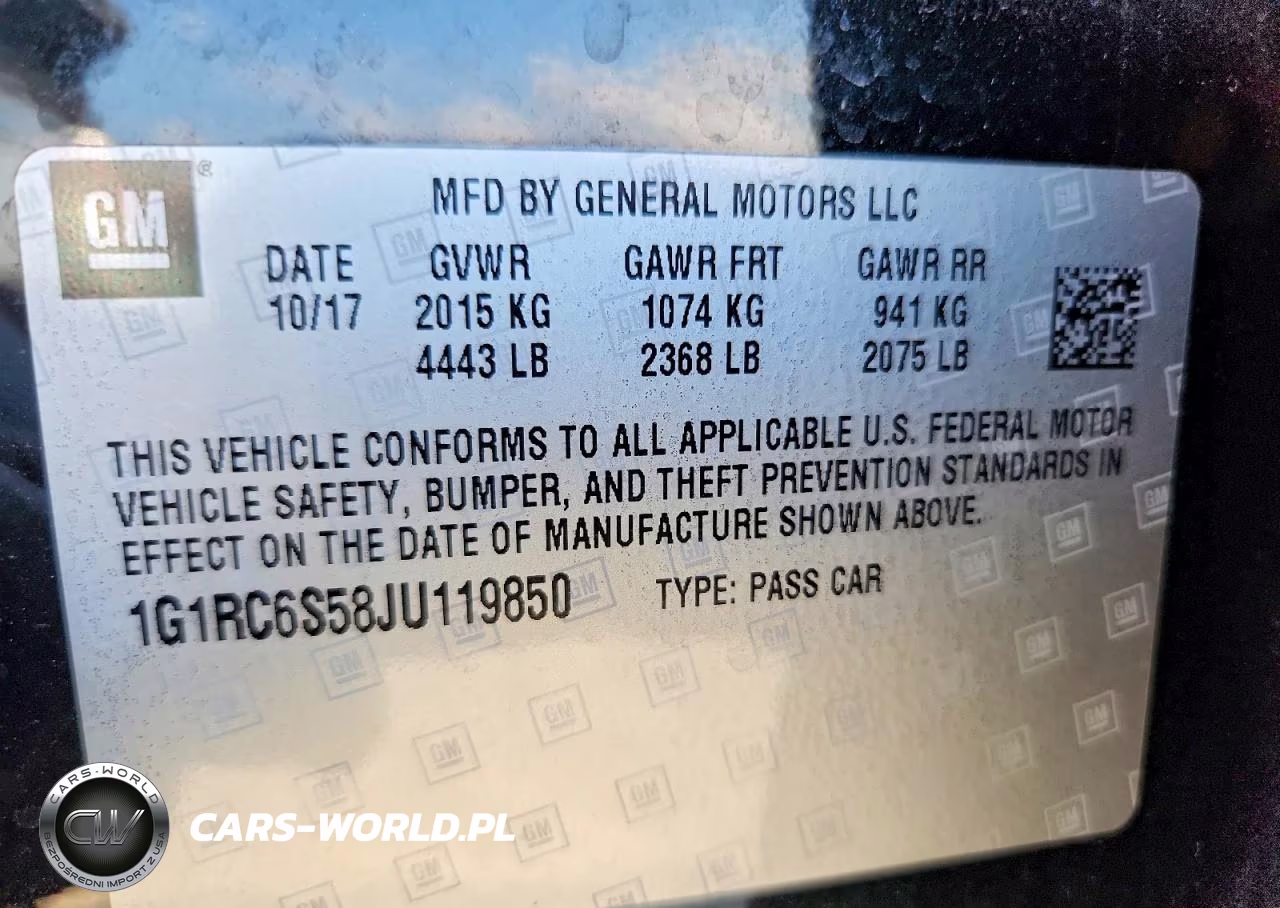 2018 Chevrolet Volt Lt VIN:1G1RC6S58JU119850 - 12