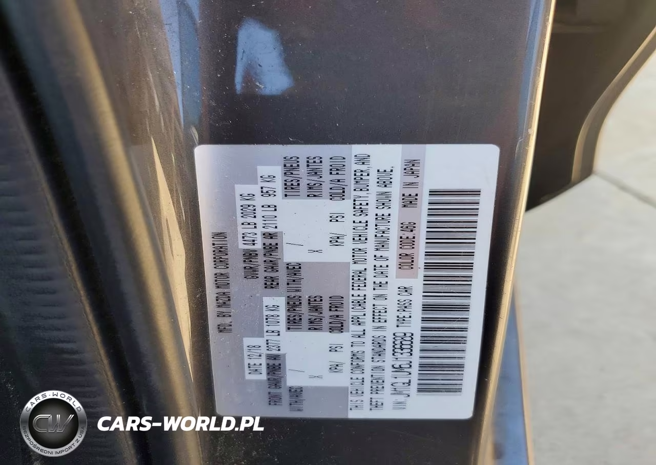 2018 Mazda 6 Sport VIN:JM1GL1UM6J1336689 - 13