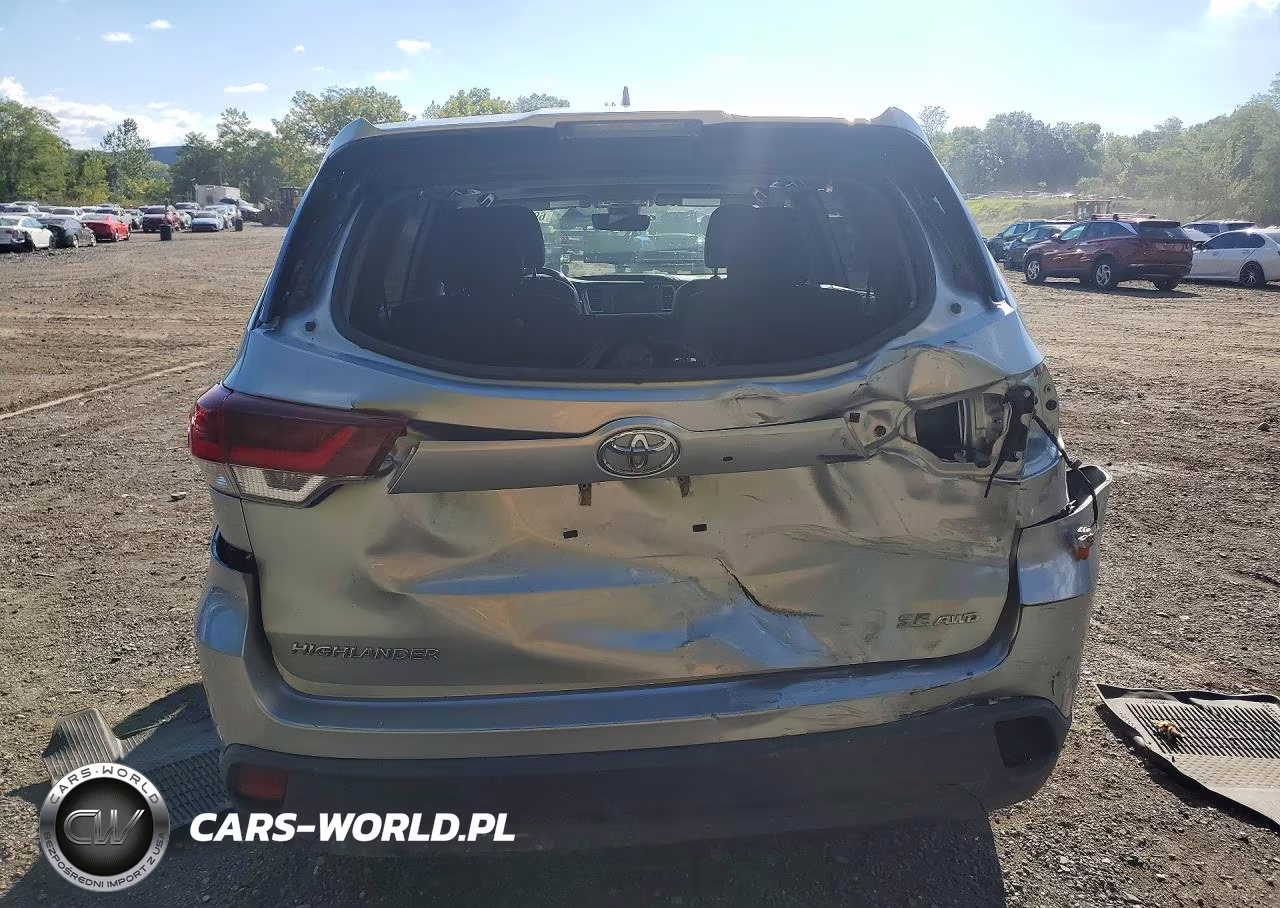 2019 Toyota Highlander Se VIN:5TDJZRFH5KS626851 - 6