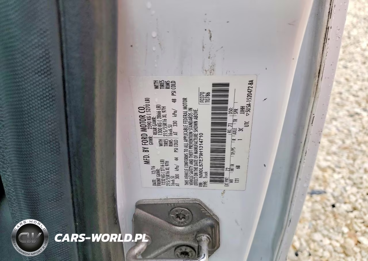 2017 Ford Transit Connect Xl Delivery Van VIN:NM0LS7E79H1314710 - 14